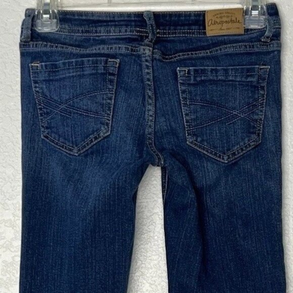 Aeropostale Chelsea Bootcut Jeans Sz 000 Short 24”Wx27”L - Picture 6 of 9